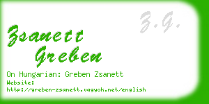zsanett greben business card